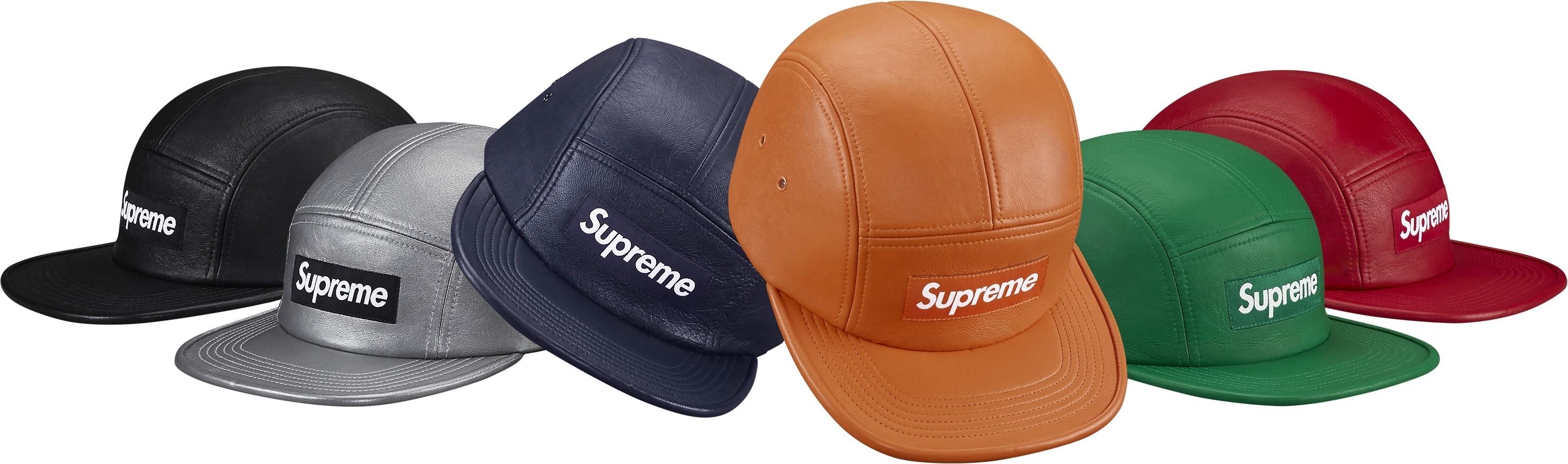 Leather Camp Cap